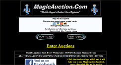 Desktop Screenshot of magicauction.com